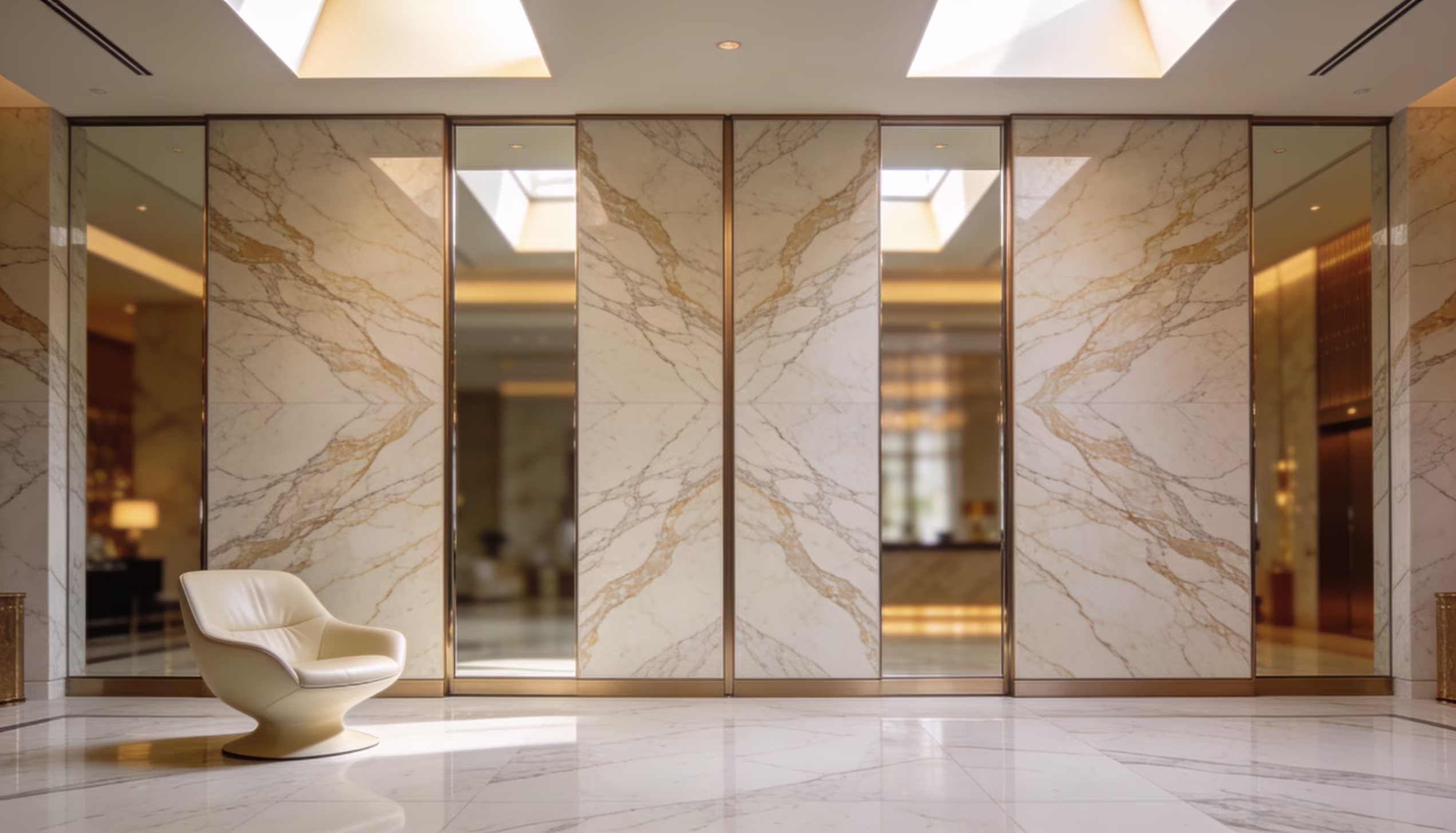 Indoor architectural stone applications