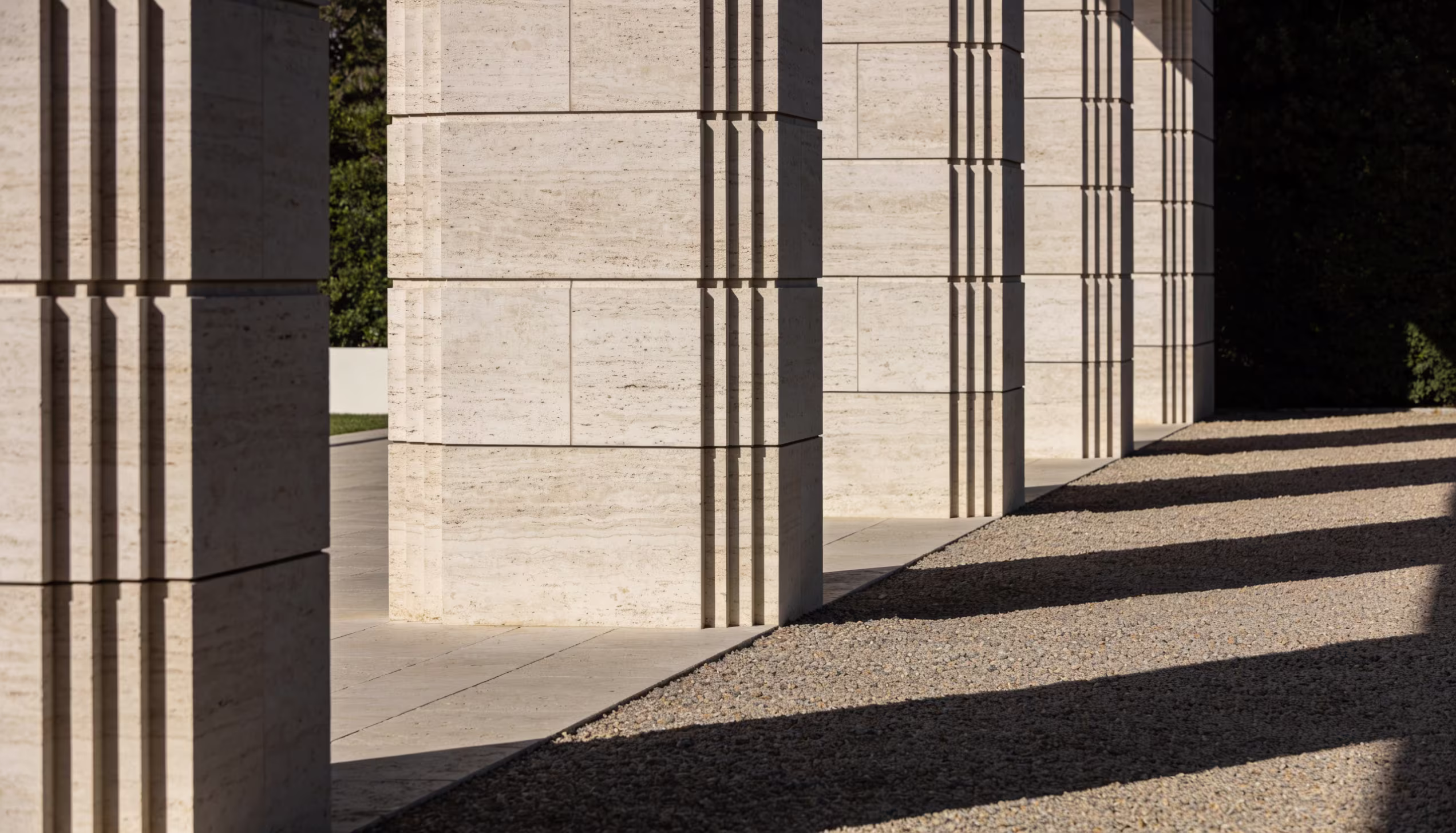 Outdoor architectural stone applications
