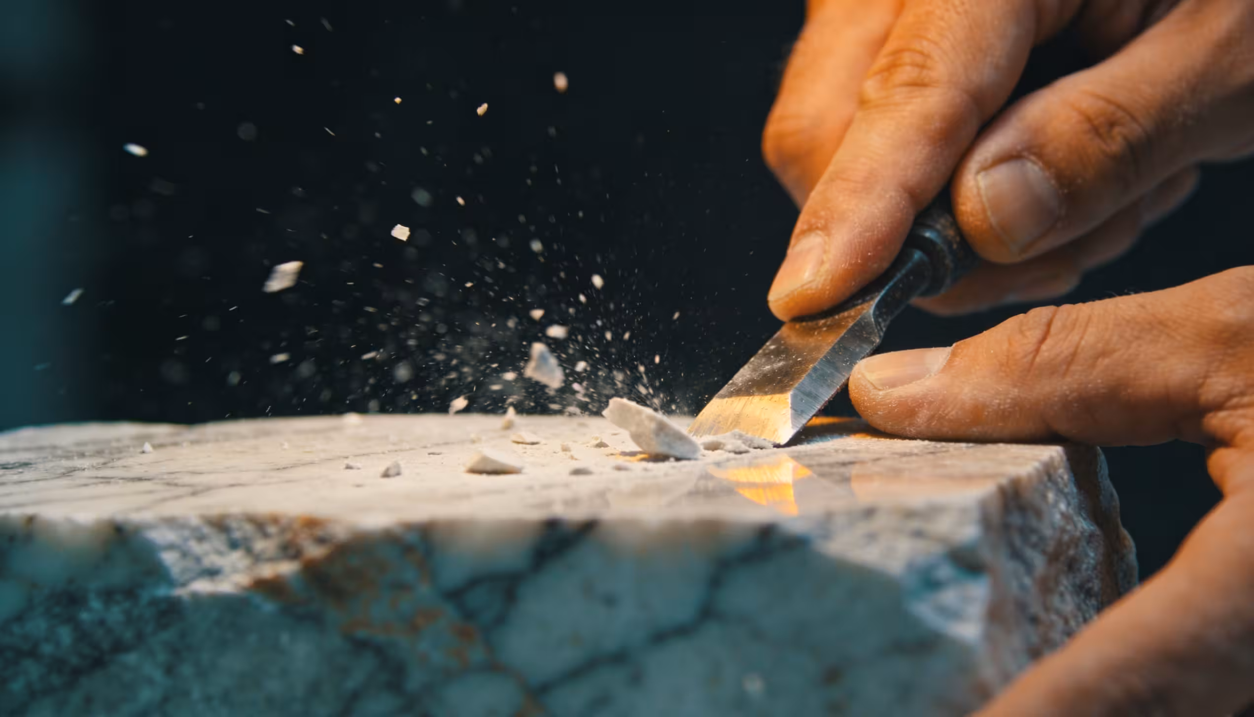 Marble surface detail