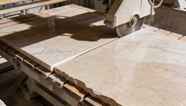 Stone cutting and processing