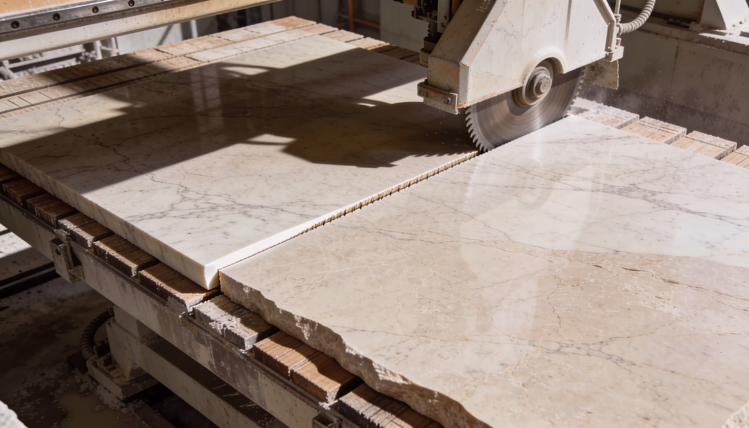 Stone cutting and processing